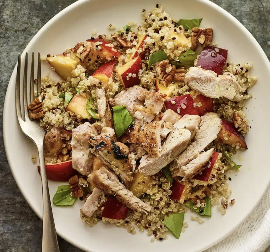 Grilled Chicken and Quinoa Salad with Mixed Veggies